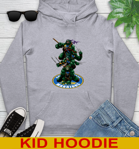 NBA Basketball Golden State Warriors Teenage Mutant Ninja Turtles Shirt Youth Hoodie 6
