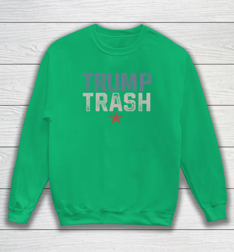Trump Trash 2024 Grunge Vintage Garbage for Trump Sweatshirt 4