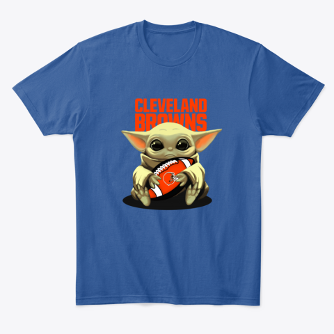8sui baby yoda loves the cleveland browns classic t shirt 2 front royal
