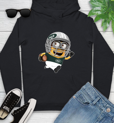 NFL New York Jets Minions Disney Football Sports Youth Hoodie 2