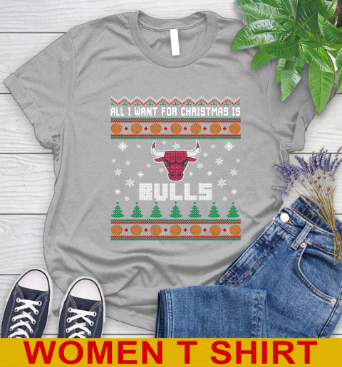 NBA All I Want For Christmas Is Chicago Bulls Basketball Sports 89