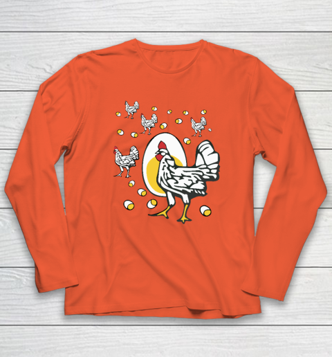 Roseanne Chicken Shirt  Funny Roseanne Rooster and Egg Long Sleeve T-Shirt 3