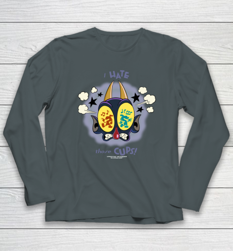 The Cuphead Show Shirt The Devil I Hate Those Cups Long Sleeve T-Shirt 3