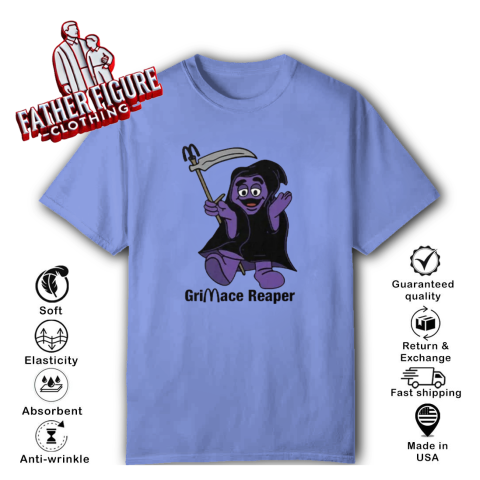 znry grimace reaper grim reaper classic t shirt 2 front violet