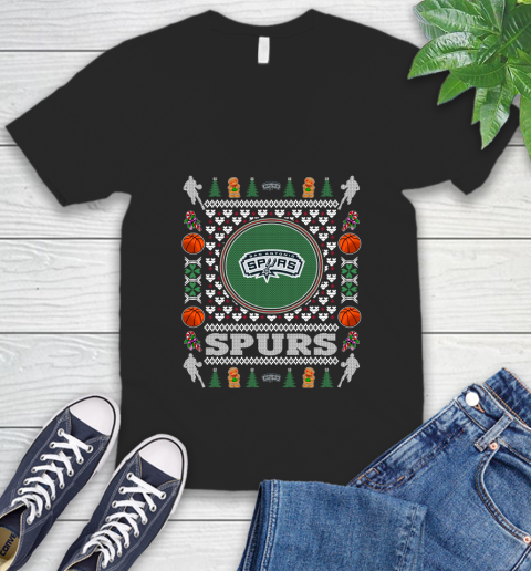San Antonio Spurs Merry Christmas NBA Basketball Loyal Fan Ugly Shirt 48