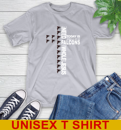 NFL All I Need Today Is A Little Bit Of Atlanta Falcons Shirt T-Shirt 5