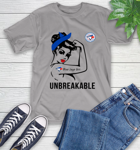 MLB Toronto Blue Jays Girl Unbreakable Baseball Sports T-Shirt 4