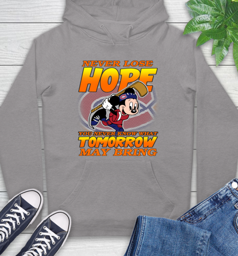 Montreal Canadiens NHL Hockey ootball Mickey Disney Never Lose Hope Hoodie 6