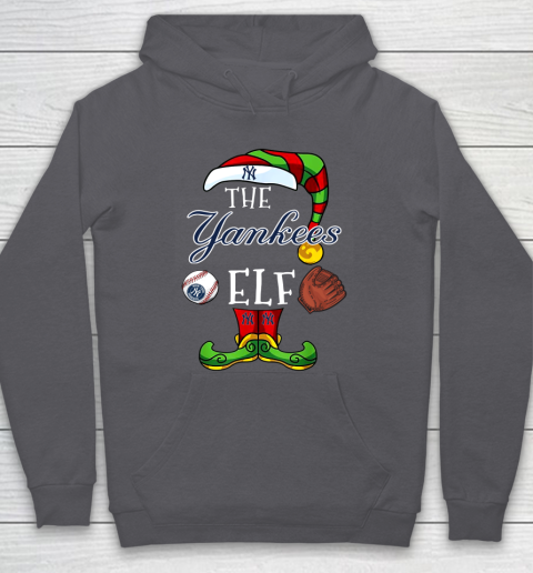 New York Yankees Christmas ELF Funny MLB Hoodie 4