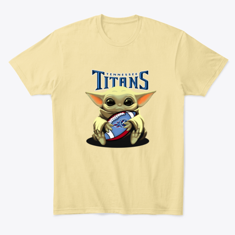 Baby Yoda Loves The Tennessee Titans gosj baby yoda loves the tennessee titans classic t shirt 2 front yellow haze
