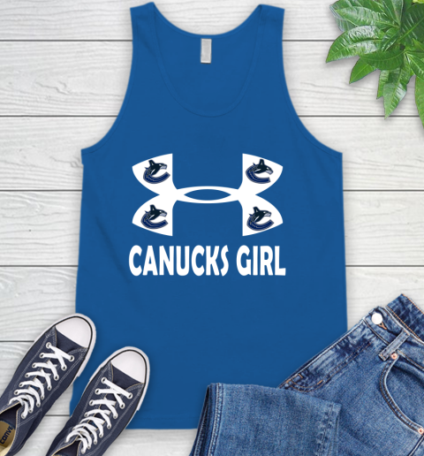 NHL Vancouver Canucks Girl Under Armour Hockey Sports Tank Top 4