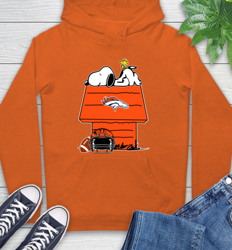 Denver Broncos NFL Football Snoopy Woodstock The Peanuts Movie Hoodie 5