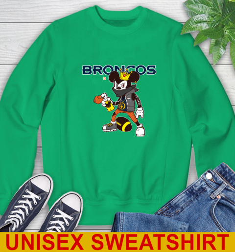 Denver Broncos NFL Football Mickey Peace Sign Sports Sweatshirt 7 Denver Broncos NFL Football Mickey Peace Sign Sports Sweatshirt - Image 7
