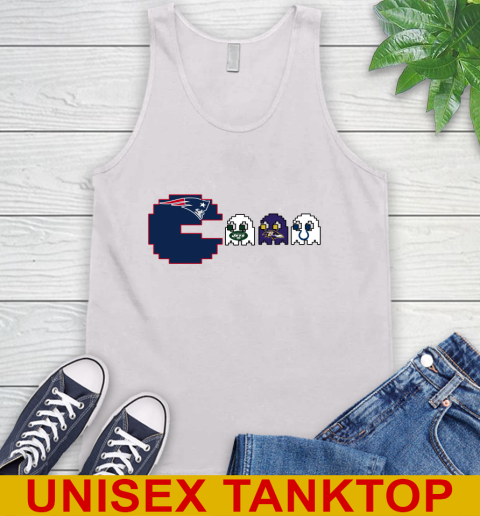 New England Patriots NFL Football Pac Man Champion Tank Top