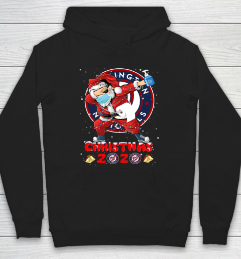 Washington Nationals Funny Santa Claus Dabbing Christmas 2020 MLB Hoodie