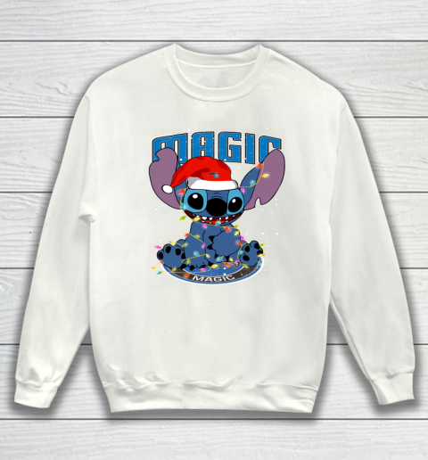 Orlando Magic NBA noel stitch Basketball Christmas Sweatshirt