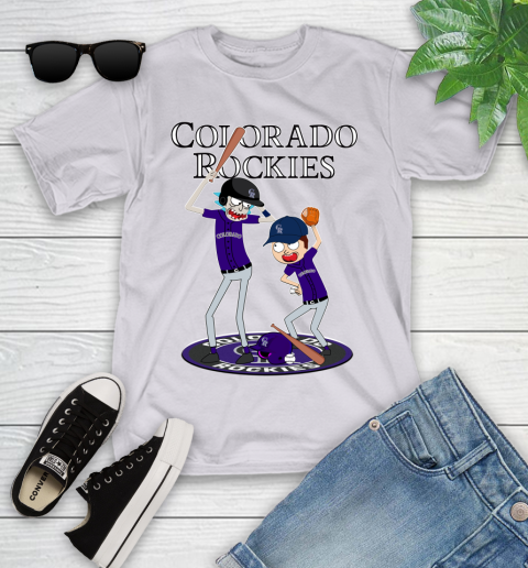 MLB Colorado Rockies Rick And Morty Baseball 106