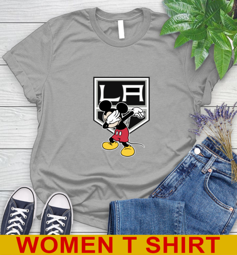 Los Angeles Kings NHL Hockey Dabbing Mickey Disney Sports Women's T-Shirt 12 Los Angeles Kings NHL Hockey Dabbing Mickey Disney Sports Women's T-Shirt - Image 12