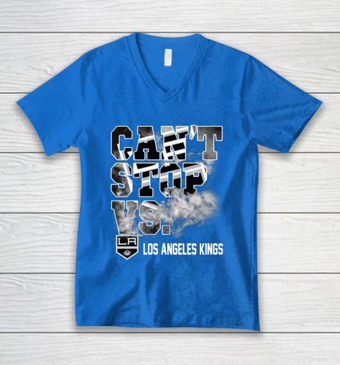 NHL Los Angeles Kings Hockey Can't Stop Vs V-Neck T-Shirt 5