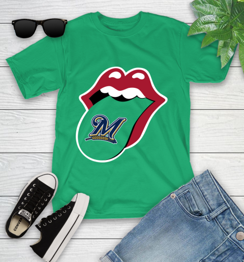Milwaukee Brewers MLB Baseball Lips I Root For My Team Adoring Fan 108