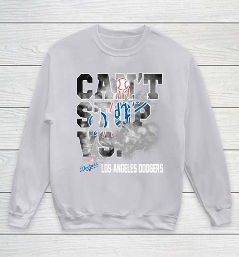 MLB Los Angeles Dodgers Baseball Can't Stop Vs Dodgers Youth Sweatshirt 3