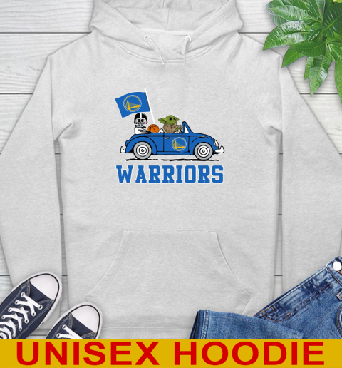 NBA Basketball Golden State Warriors Darth Vader Baby Yoda Driving Star Wars Shirt Hoodie