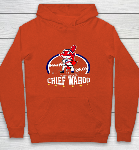 Chief Wahoo distressed Cleveland Youth Hoodie 3