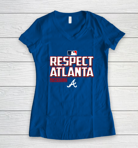 Respect Atlanta Women's V-Neck T-Shirt 7