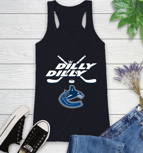 NHL Vancouver Canucks Dilly Dilly Hockey Sports Racerback Tank 10