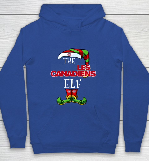 Montreal Canadiens Christmas ELF Funny NHL Youth Hoodie 6