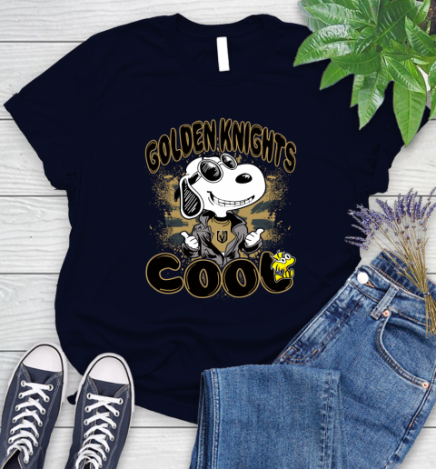 NHL Hockey Vegas Golden Knights Cool Snoopy Shirt Women's T-Shirt 2
