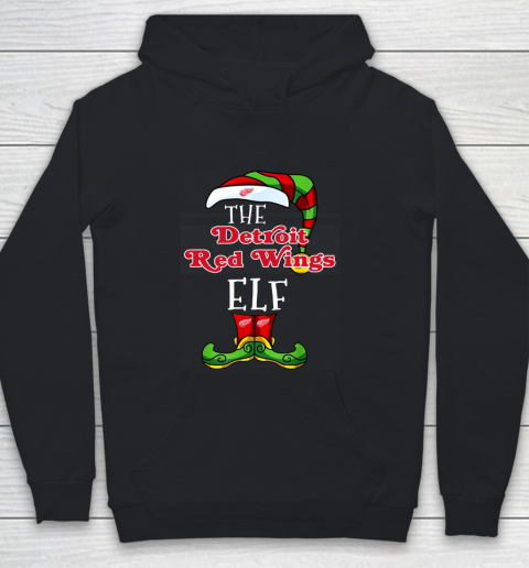 Detroit Red Wings Christmas ELF Funny NHL Youth Hoodie