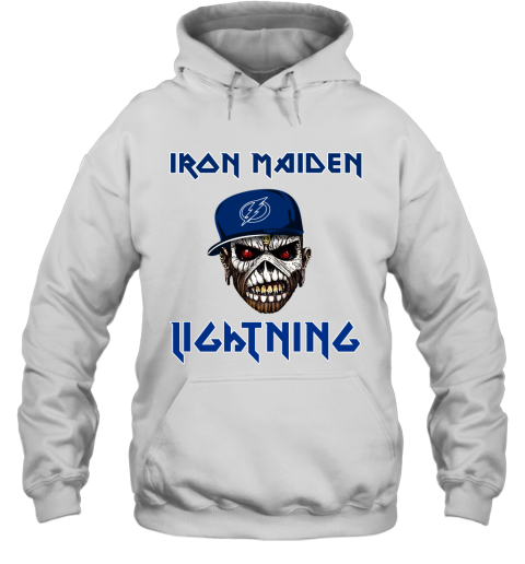 NHL Tampa Bay Lightning Iron Maiden Rock Band Music Hockey Sports KA0Mup5ZjXU hoodie 23 95 151514 front white