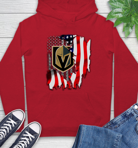 Vegas Golden Knights NHL Hockey American Flag Hoodie 10