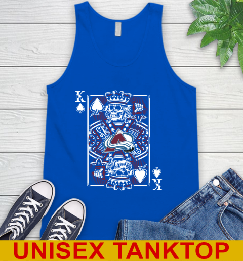 Colorado Avalanche NHL Hockey The King Of Spades Death Cards Shirt Tank Top 4
