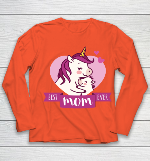 Mother's Day Funny Gift Ideas Apparel  Best Mom Ever T Shirt Youth Long Sleeve 3