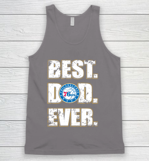 NBA Philadelphia 76ers Basketball Best Dad Ever Family Shirt Tank Top 6