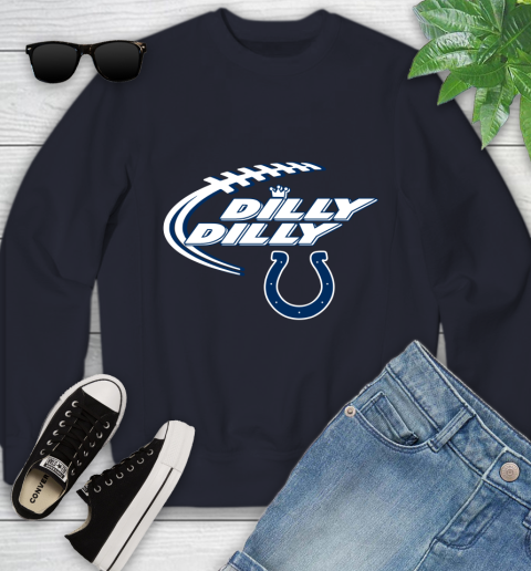 NFL Indianapolis Colts Dilly Dilly Football Sports Youth Sweatshirt 3