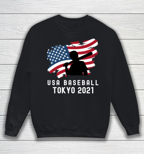 USA Team America Flag Baseball Tokyo 2021 Team Summer Sport Games Sweatshirt