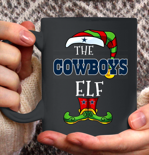 Dallas Cowboys Christmas ELF Funny NFL Ceramic Mug 11oz