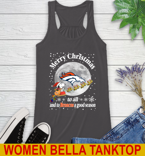 Denver Broncos Merry Christmas To All And To Broncos A Good Season NFL Football Sports Racerback Tank 10