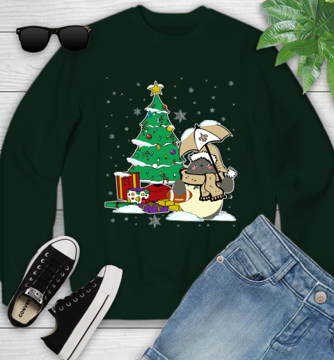 New Orleans Saints NFL Football Cute Tonari No Totoro Christmas Sports Youth Sweatshirt 9