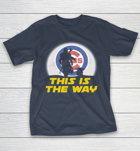 Chicago Cubs MLB Baseball Star Wars Yoda And Mandalorian This Is The Way T-Shirt 3