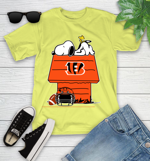 Cincinnati Bengals NFL Football Snoopy Woodstock The Peanuts Movie Youth T-Shirt 9 Cincinnati Bengals NFL Football Snoopy Woodstock The Peanuts Movie Youth T-Shirt - Image 9