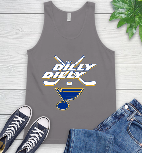 NHL St.Louis Blues Dilly Dilly Hockey Sports Tank Top 7