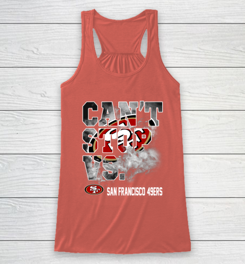 NFL San Francisco 49ers Can't Stop Vs Racerback Tank 3