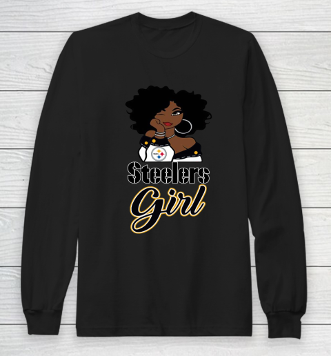 Pittsburgh Steelers Girl NFL Long Sleeve T-Shirt