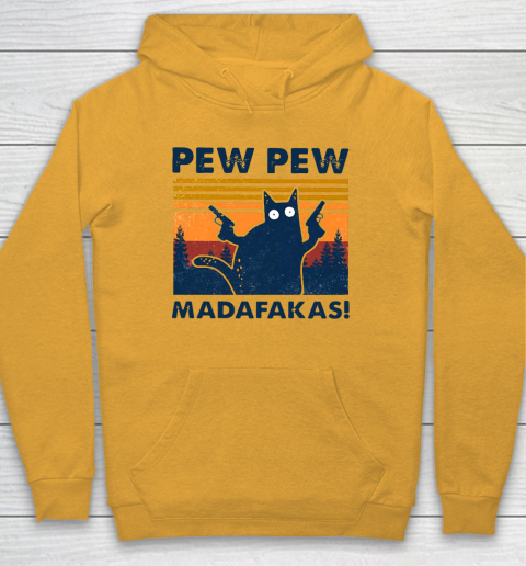 Cat Pew Pew Madafakas Vintage Hoodie 2