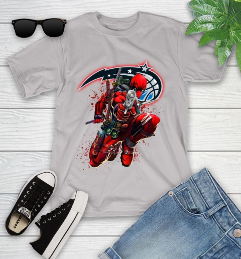 NBA Deadpool Marvel Comics Sports Basketball Orlando Magic Youth T-Shirt 12