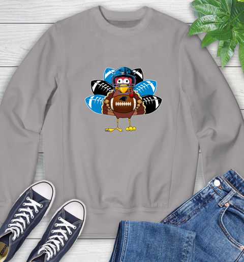 Carolina Panthers Turkey Thanksgiving Day Sweatshirt 5